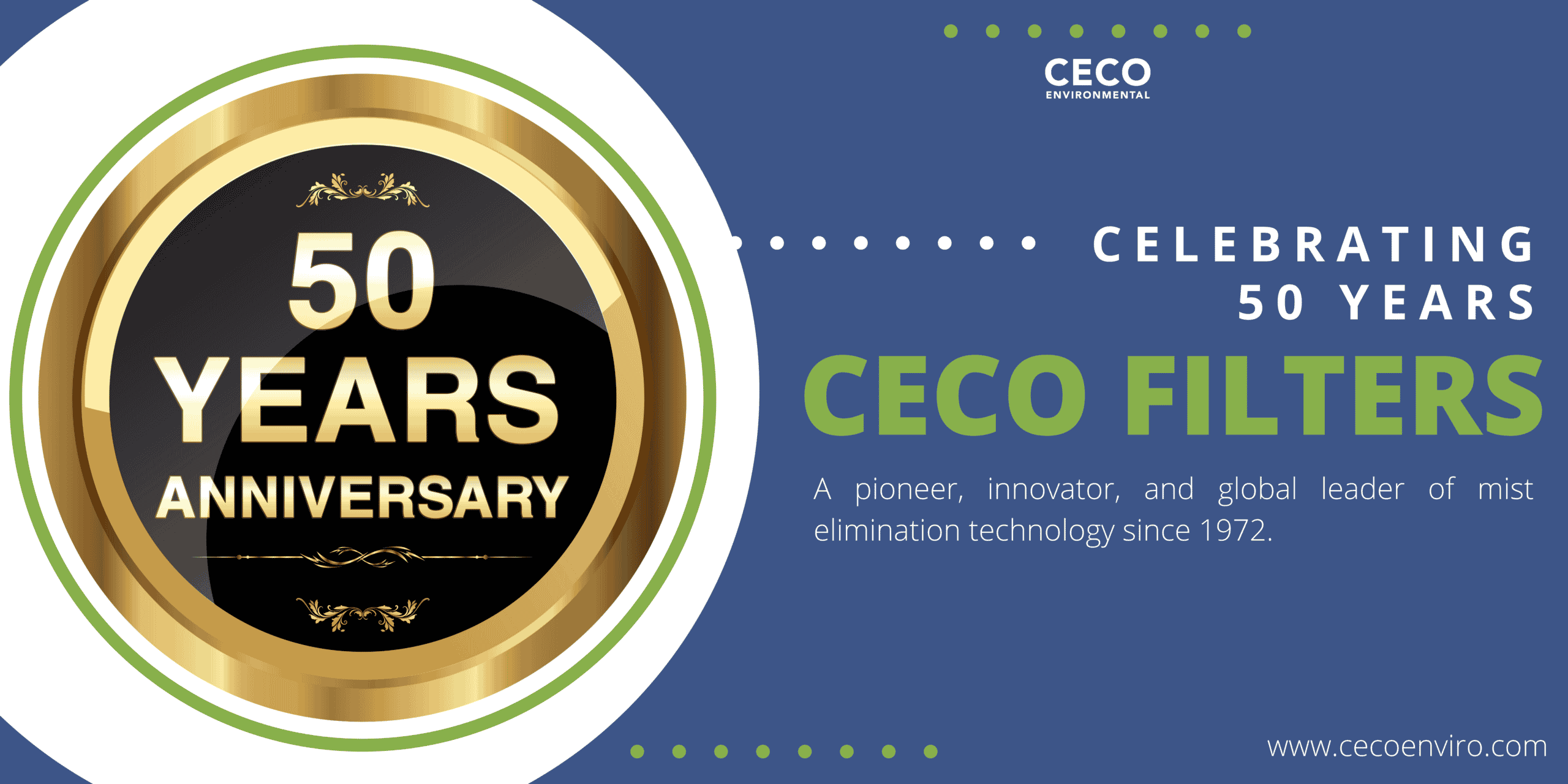 CECO Filters 50 years