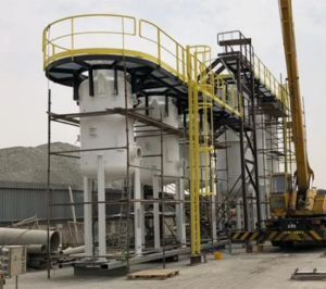 Onshore produced water treatment system